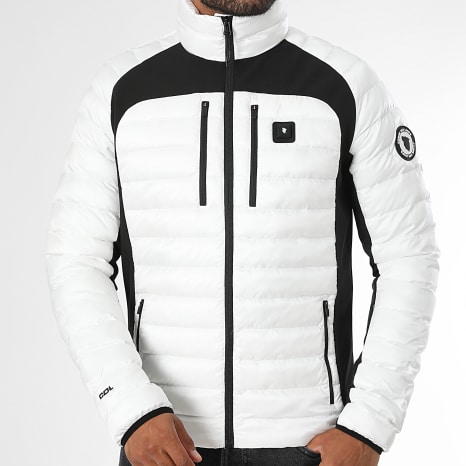 Comme Des Loups - Doudoune Chauffante Springs Blanc Noir