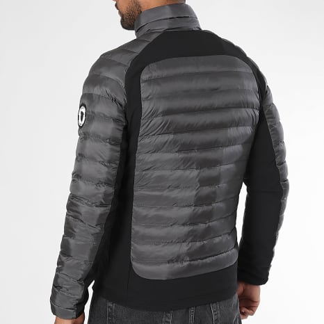 Comme Des Loups - Doudoune Chauffante Springs Gris Anthracite Noir