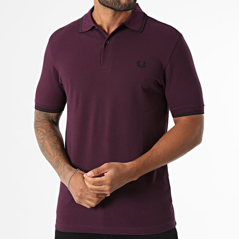 Fred Perry - Polo Manches Courtes Twin Tipped M3600 Violet