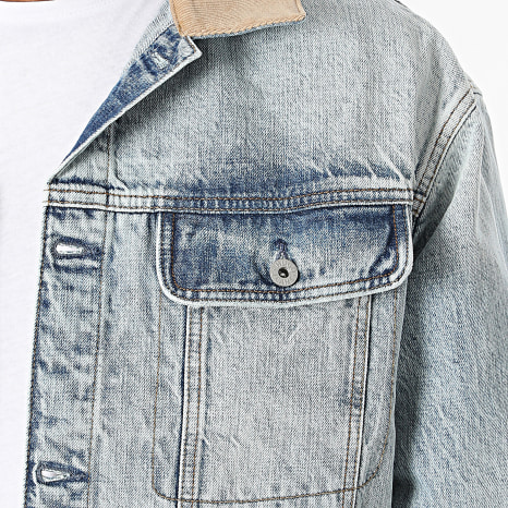Hugo Blue - Veste En Jean Erlo 50563343 Bleu Clair