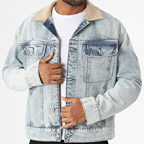 Hugo Blue - Veste En Jean Erlo 50563343 Bleu Clair