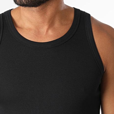 Jack And Jones - Débardeur Organic Rib Noir