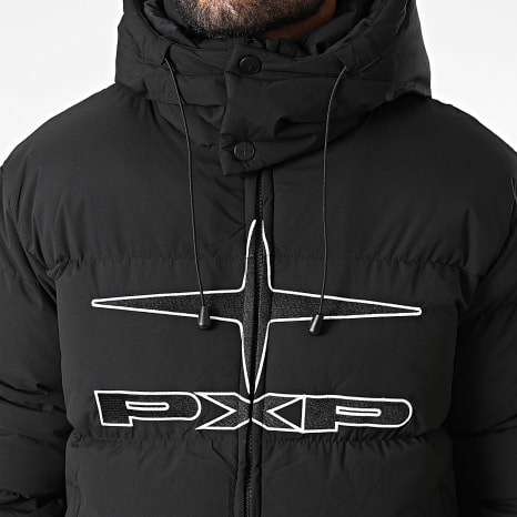 PXP - Doudoune Capuche Zippée 2551002 Noir