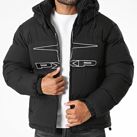 PXP - Doudoune Capuche Zippée 2551002 Noir