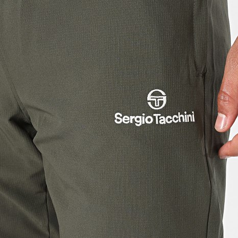 Sergio Tacchini - Pantalon Jogging Carson Ripstop 41371 Vert Kaki