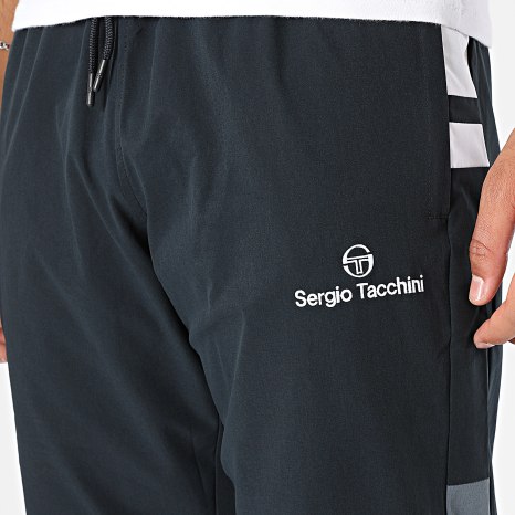 Sergio Tacchini - Pantalon Jogging Musa 41730 Noir Gris Anthracite