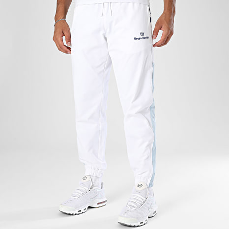 Sergio Tacchini - Pantalon Jogging Musa 41730 Blanc Bleu Clair