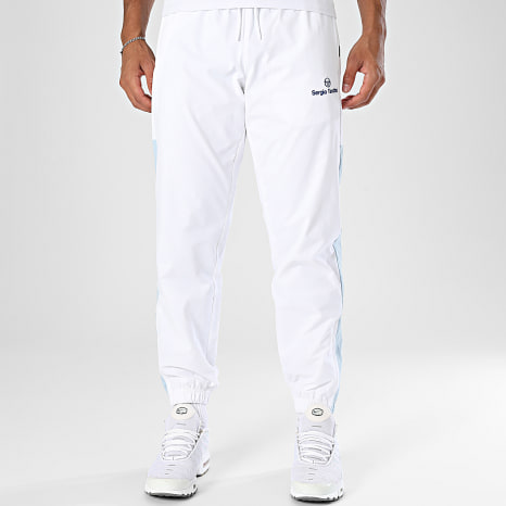 Sergio Tacchini - Pantalon Jogging Musa 41730 Blanc Bleu Clair