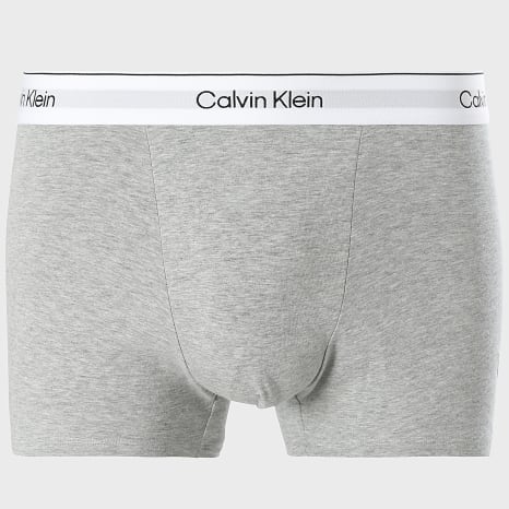Calvin Klein - Lot De 5 Boxers NB4437 Blanc Gris Chiné Noir