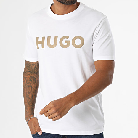 HUGO - Tee Shirt Dulivio 50564790 Blanc