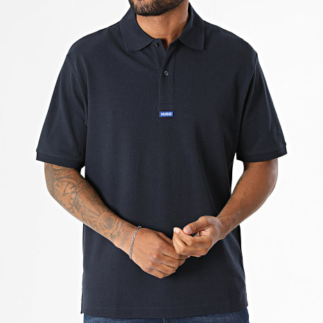 Hugo Blue - Polo Manches Courtes Nolitos 50564309 Bleu Marine