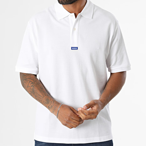Hugo Blue - Polo Manches Courtes Nolitos 50564309 Blanc