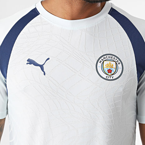 Puma - Maillot De Foot Manchester City Training Jersey 786214 Bleu Clair