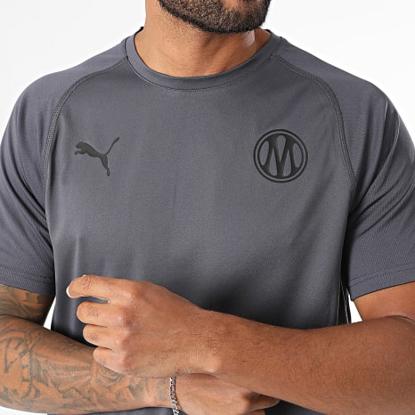 Puma - Maillot De Foot OM 788614 Gris Anthracite
