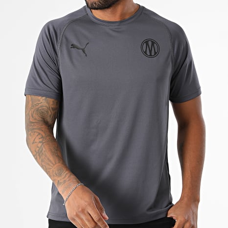 Puma - Maillot De Foot OM 788614 Gris Anthracite