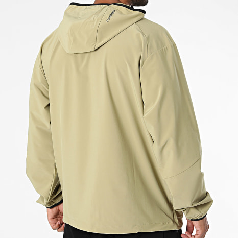 Puma - Veste Capuche Zippée Pumatech 637482 Vert Kaki Clair