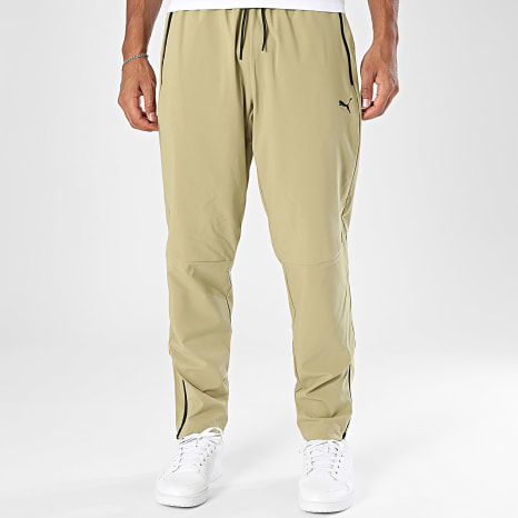 Puma - Pantalon Jogging Pumatech 637483 Vert Kaki Clair