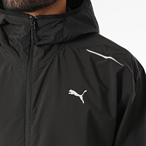 Puma - Veste Capuche Zippée Pumatech 637482 Noir