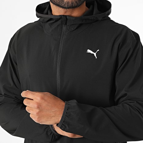 Puma - Veste Capuche Zippée Tad 529331 Noir