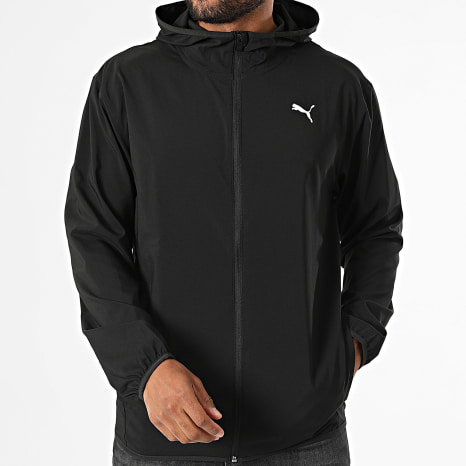 Puma - Veste Capuche Zippée Tad 529331 Noir