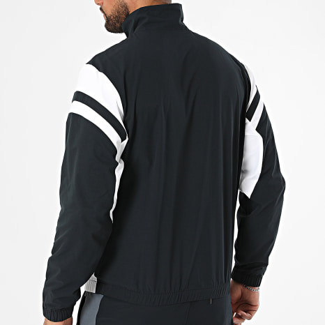 Sergio Tacchini - Ensemble De Survetement Musa 41732 Gris Anthracite Noir Blanc