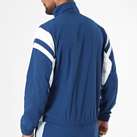 Sergio Tacchini - Ensemble De Survetement Musa 41732 Bleu Marine Bleu Clair Blanc