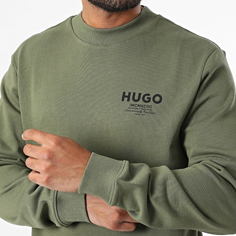 HUGO - Sweat Crewneck Nespon 50572772 Vert Kaki