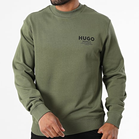 HUGO - Sweat Crewneck Nespon 50572772 Vert Kaki