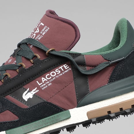 Lacoste - Baskets Elite Active 2263 Burgundy Black