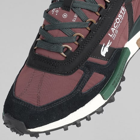Lacoste - Baskets Elite Active 2263 Burgundy Black