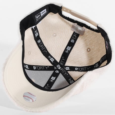 New Era - Casquette Femme M-Crown Winter Borg 9Forty LA Los Angeles Dodgers 60915791 Beige
