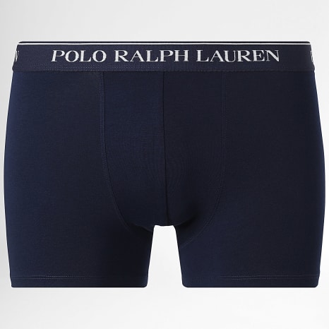 Polo Ralph Lauren - Lot De 3 Boxers Classics Bleu Marine Orange Vert