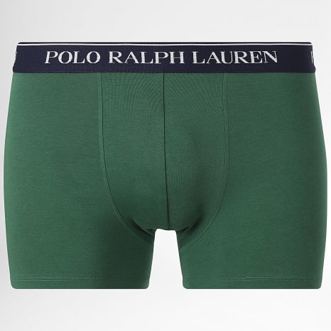 Polo Ralph Lauren - Lot De 3 Boxers Classics Bleu Marine Orange Vert