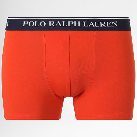 Polo Ralph Lauren - Lot De 3 Boxers Classics Bleu Marine Orange Vert