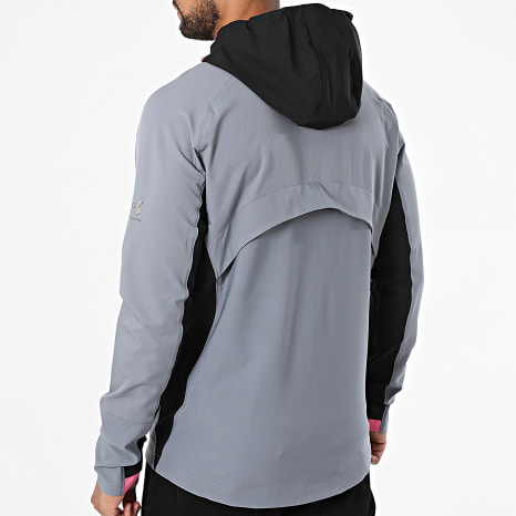 Under Armour - Veste Zippée A Capuche Elite 6013759 Gris Anthracite Clair