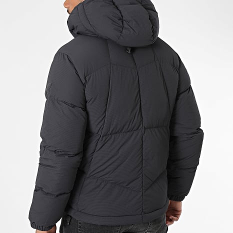 K-Way - Doudoune Capuche Quill Fancy Nylon K6135DW Gris Anthracite