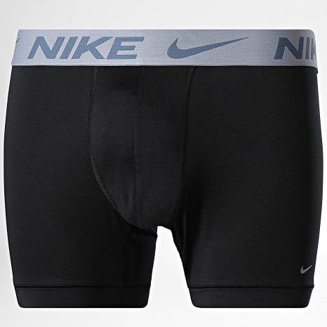 Nike - Lot De 3 Boxers Essential Micro KE1157 Noir Rouge Gris Vert