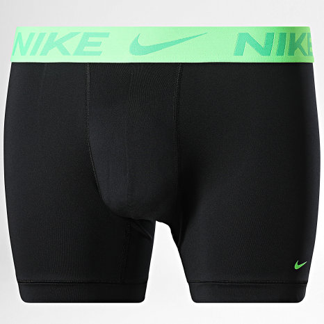 Nike - Lot De 3 Boxers Essential Micro KE1157 Noir Rouge Gris Vert