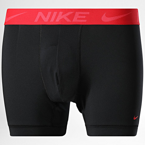 Nike - Lot De 3 Boxers Essential Micro KE1157 Noir Rouge Gris Vert