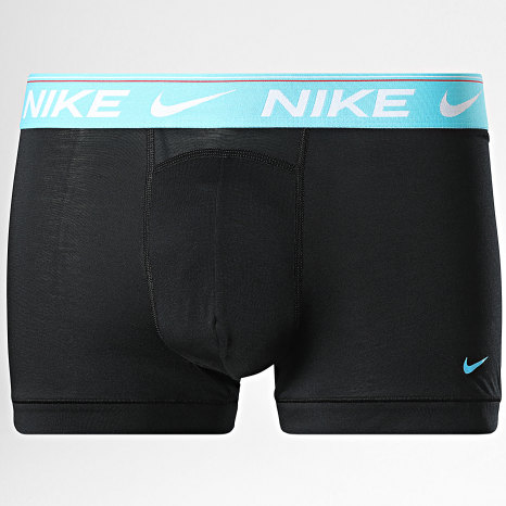 Nike - Lot De 3 Boxers Ultra Comfort KE1256 Noir Rouge Bleu Clair Marron