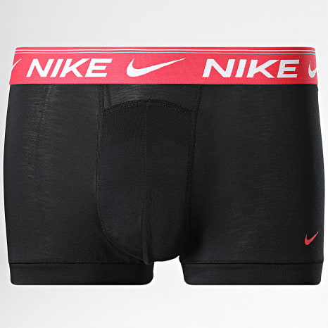 Nike - Lot De 3 Boxers Ultra Comfort KE1256 Noir Rouge Bleu Clair Marron