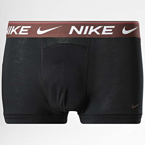 Nike - Lot De 3 Boxers Ultra Comfort KE1256 Noir Rouge Bleu Clair Marron