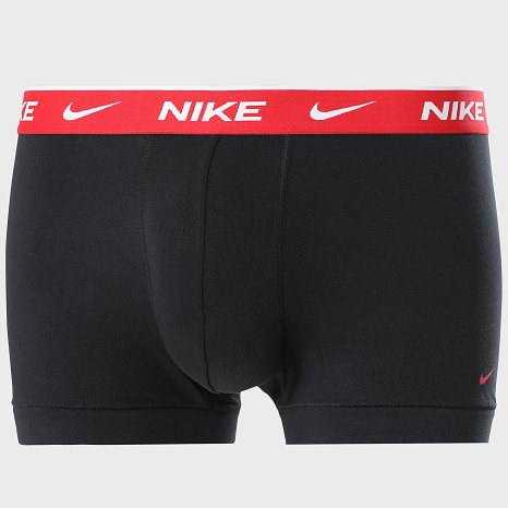 Nike - Lot De 5 Boxers Dri-Fit Essential Cotton Stretch KE1295 Noir Blanc Bleu Roi Turquoise Rouge