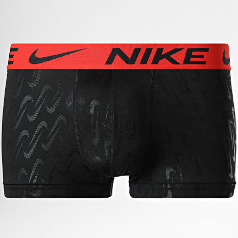 Nike - Lot De 3 Boxers Essential Micro KE1156 Noir Orange Bleu Roi