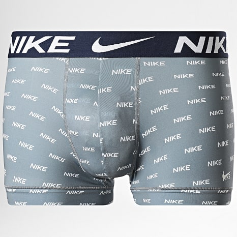 Nike - Lot De 3 Boxers Essential Micro KE1156 Gris Bleu Clair Bleu Roi