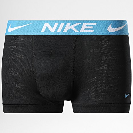 Nike - Lot De 3 Boxers Dri-Fit Elite Breathe KE1224 Noir Bleu Clair Bleu Roi