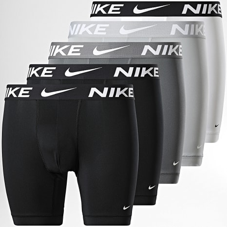 Nike - Lot De 5 Boxers Dri-Fit KE1320 Noir Gris Blanc