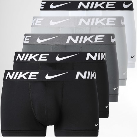 Nike - Lot De 5 Boxers Dri-Fit KE1318 Noir Blanc Gris