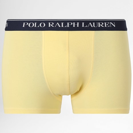 Polo Ralph Lauren - Lot De 5 Boxers Classic Blanc Bleu Jaune