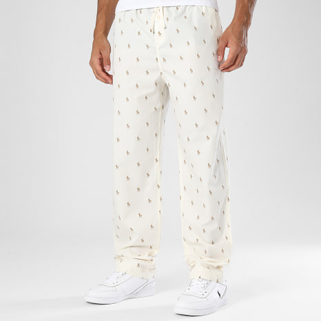 Polo Ralph Lauren - Pantalon Jogging All Over Player Beige Clair